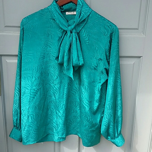 Yves Saint Laurent Tops - Yves Saint Laurent vintage silk blouse